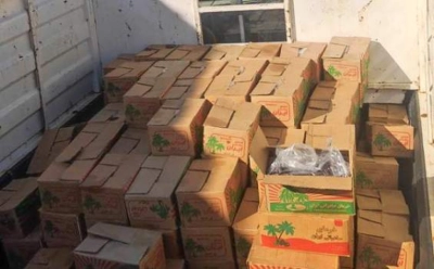 اهدا 600 کیلو خرما به نیازمندان توسط مؤدی زکات بخش رودخانه